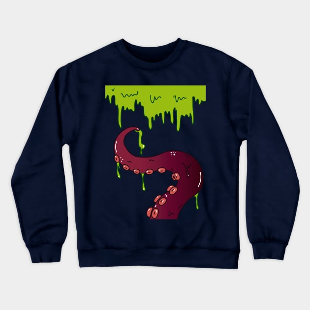 Tentacle and slime Crewneck Sweatshirt by TeeAgromenaguer